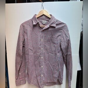 J. Crew Red and Blue Plaid Shirt